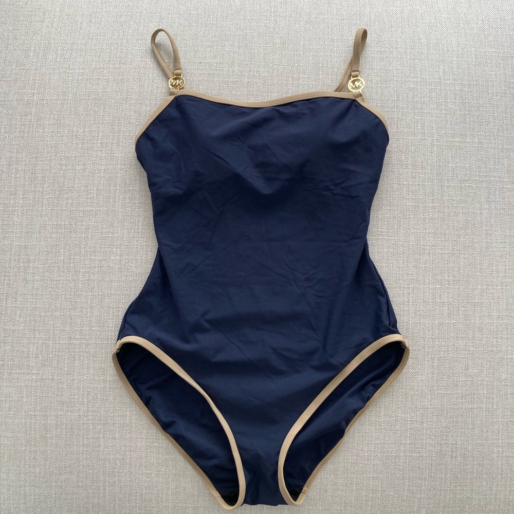 SOLD Eegant Navy Blue Women's Swimsuit